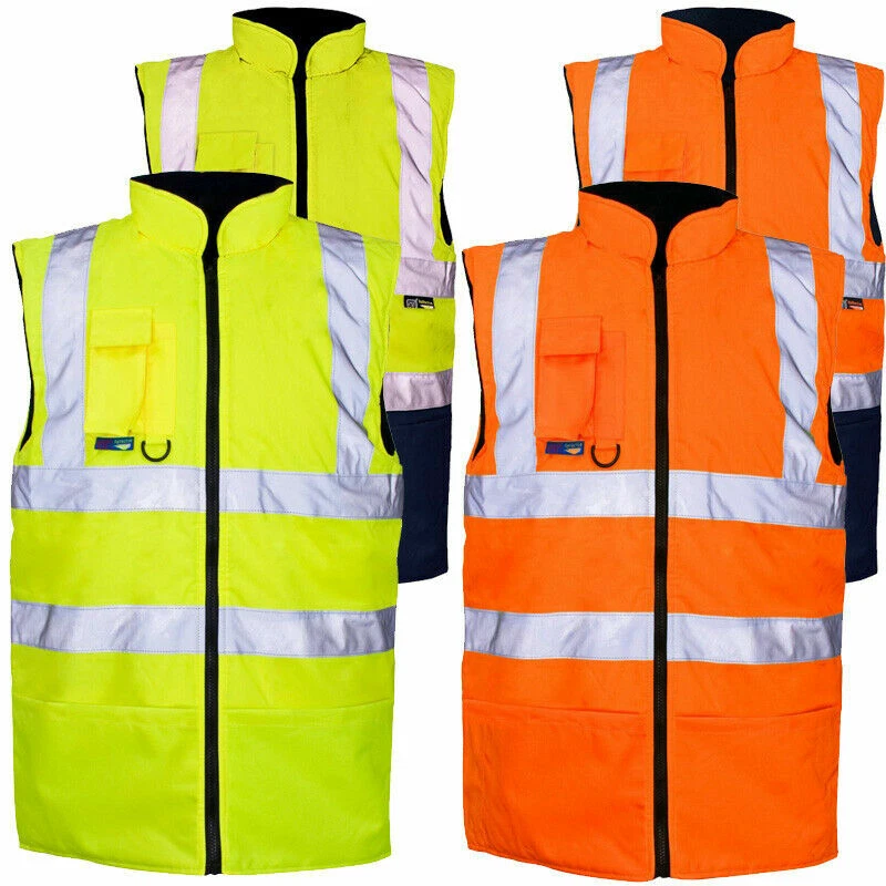 Hi Vis Visibility Reversible Fleece Lined Bodywarmer
Opens in a new window or tab