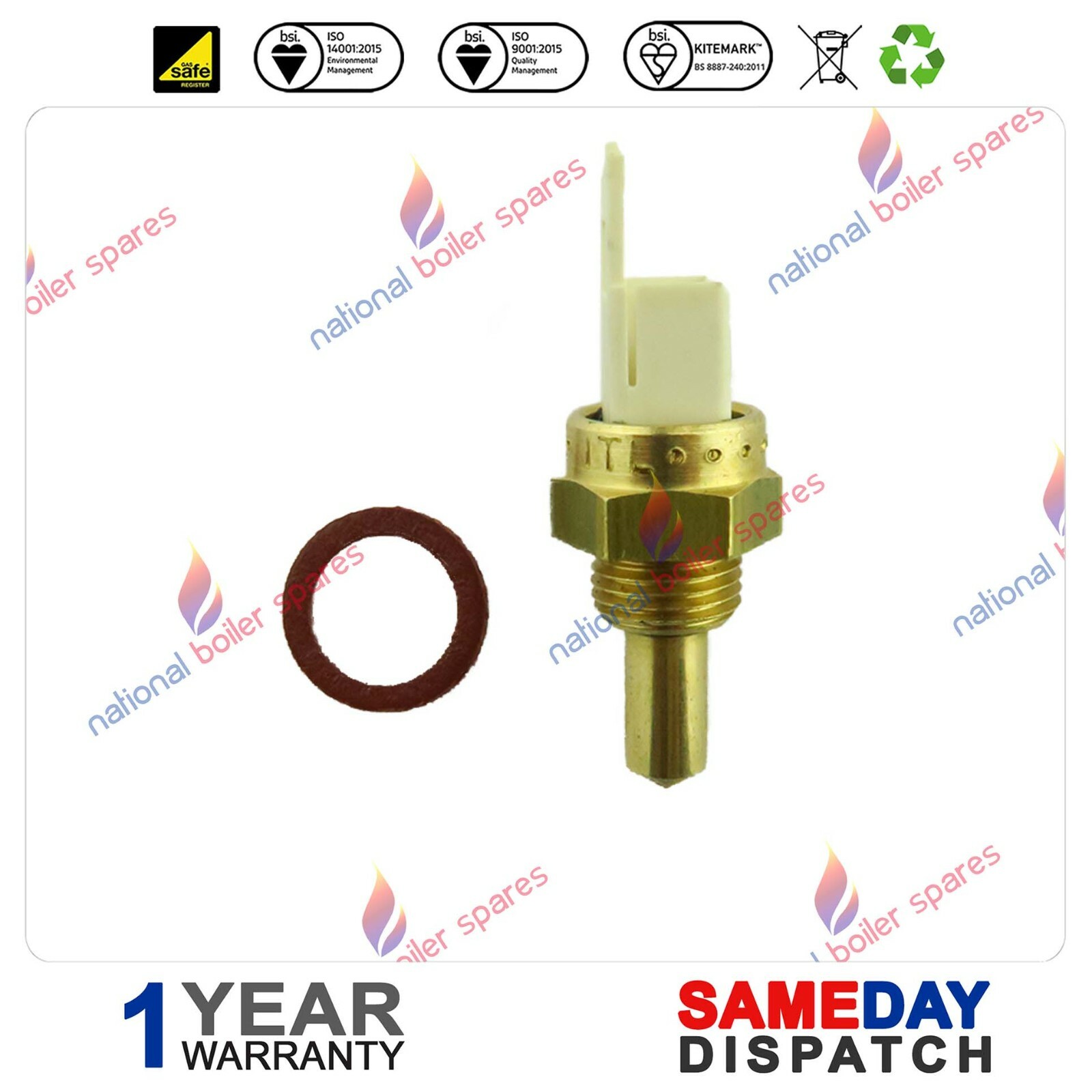 Sensore Termistore Per Caldaia BAXI E MAIN - 2 Pezzi Compatibili Con Modelli HE - Foto 7