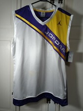 Vintage 90s Air Jordan Jumpman Jersey Youth Basketball Jersey Size XL Nike NOS