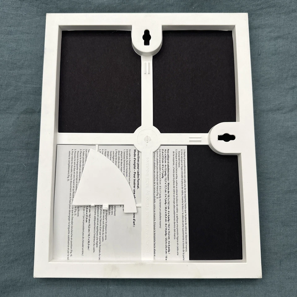 Mainstays 8 x 10 格式相框 MCS Industries 带画架背面照片、艺术品 — 第 4/4 张图片