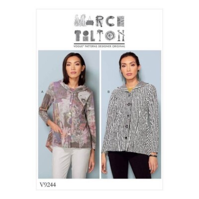 out-of-print: VOGUE Schnittmuster, MARCY TILTON V9230 (Blusen-Jacken) Gr. 6 - 14