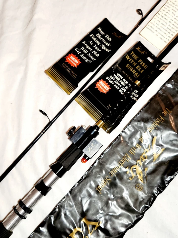 Caña de pescar de alta energía grafito señal electrónica Trail rara de colección pinza Yunn Foto 2 de 4