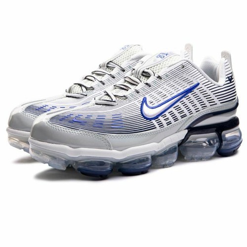 gray and blue vapormax