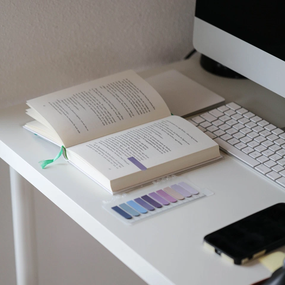 Haftstreifen Tabs Sticky Notes Selbstklebend Pastell Haftnotizen Klebezettel - Bild 3 von 4