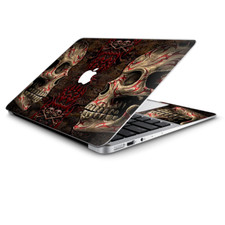 Skin Wrap for Macbook Air 11 inch Wicked Evil Tribal Skull Tattoo