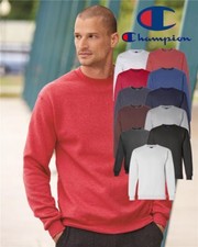 Official Champion - Double Dry Eco Plain Blank Crewneck Sweatshirt - S600
