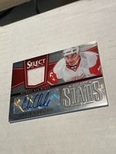 2013-14 Panini Select Chris Chelios Stars Game Used Patch AUTO /25  Rare Sp