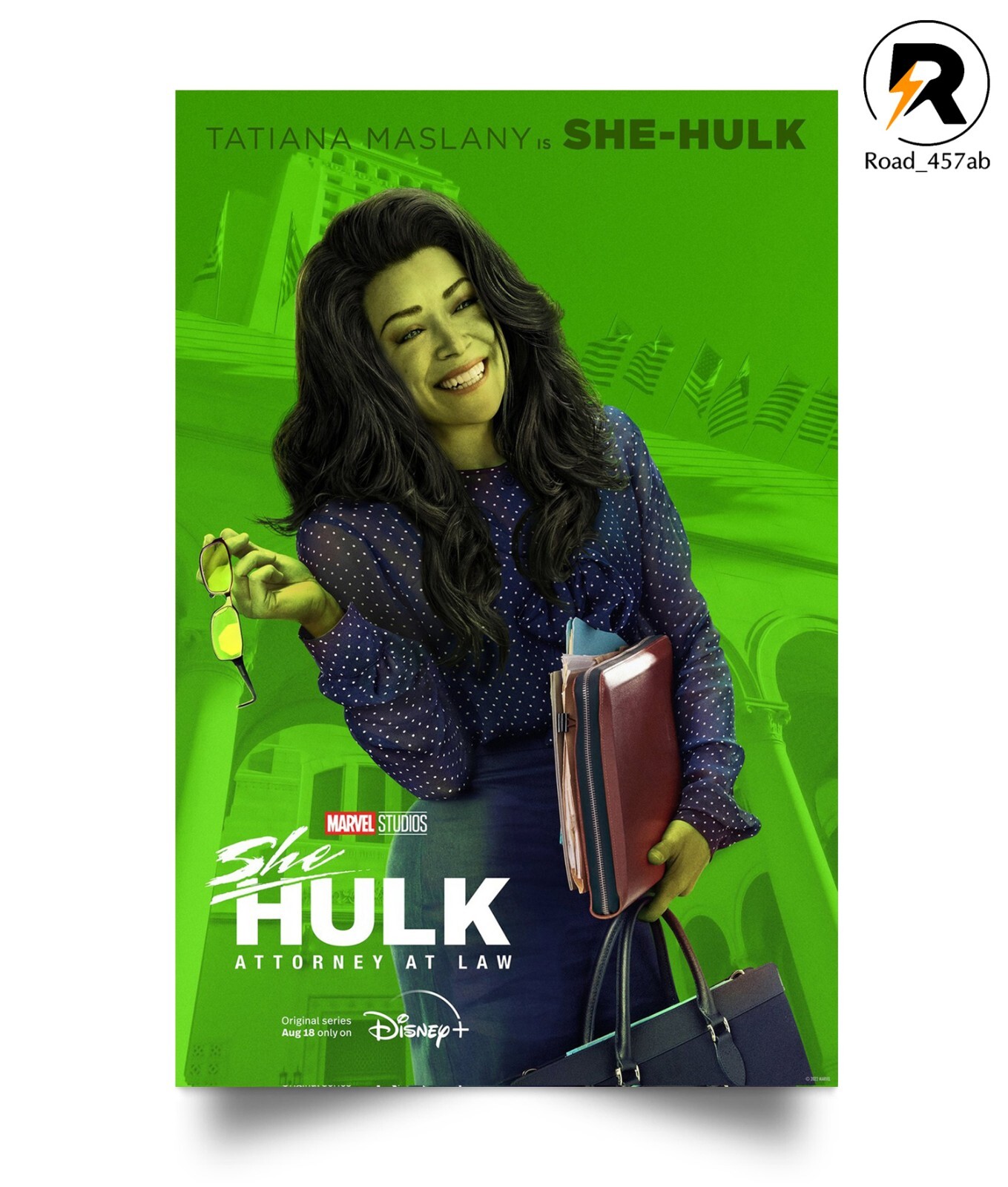 She-Hulk Movie Poster New Film Wall Art Picture Print 24x36inch Dorm Room  Decor