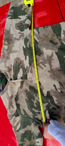 CABELA'S BERBER FLEECE WINDSHEAR HENLEY PULLOVER,XL, OUTFITTER CAMO, HUNTING - Picture 3 of 6