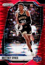 BRITTANEY SYKES 2024 Panini Prizm WNBA Red Prizm /299 #80 Washington Mystics