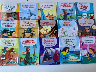 lot 15 livres Nathan Poche / Premières Lectures CP / CE1 - diverses séries - Photo 1/4