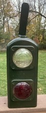 Hudson & Manhattan Railroad negro caja de faros/luces traseras tubos Hudson NY NJ