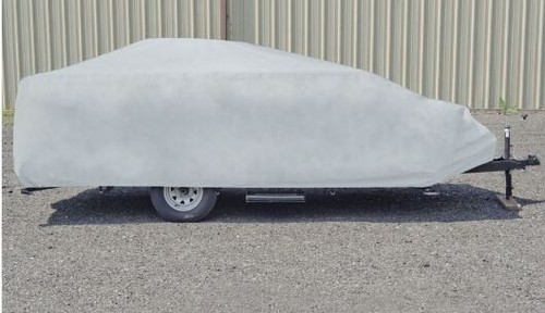 16'-18' Pop Up Folding Camper Tent Trailer Storage Cover Waterproof Elastic - Picture 1 of 6