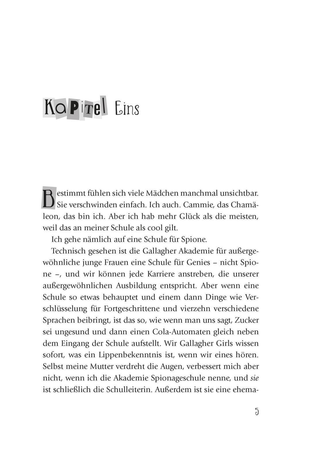 Thumbnail - Ally Carter | Gallagher Girls 1: Spione Küsst Man Nicht | Taschenbuch