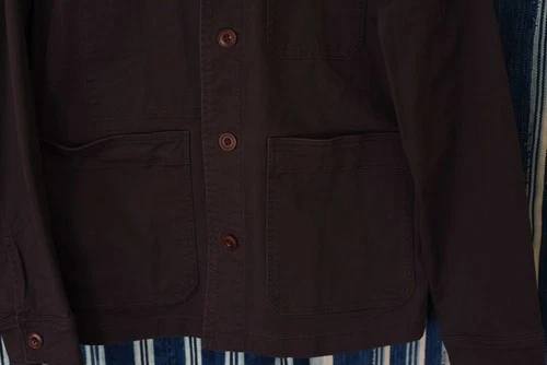 Flint and Tinder Huckberry Brown Classic Chore Jacket Coat - Size Small S image 3