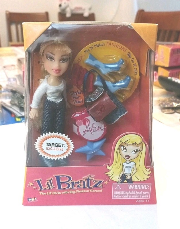 2004 Lil Bratz Girls AILANI Doll Rare Target Exclusive Mint Condition In Box 
