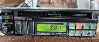 ALPINE 7902F VINTAGE RADIO CD PLAYER LATE '80s