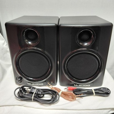 M-Audio AV 40 Studiophile Desktop Reference Speakers Studio Monitors Tested