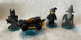 Lego Dimensions Lot Portal Base Game 9 Packs 24 Minifigures & Vehicles W/Discs