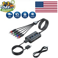 Full HD HDMI to Component Converter with Built-in Scaler - Plug  Play