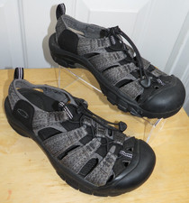 Keen Men's NEWPORT H2 Water Sandals Black/Steel 1022252 Size 9.5