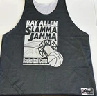 Ray Allen Signed Slamma Jamma Basketball Camp Jersey - JSA Certified - Rare!