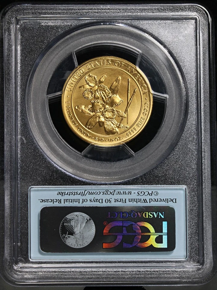 2012-W First Spouse Gold $10 Caroline Harrison PCGS MS69 1st Strike - STOCK - Image 4 of 4
