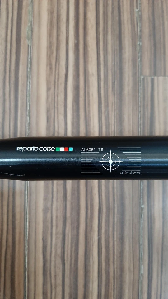 Bianchi Reparto Corse 44 cm Aleación Barra de Caída Manillar Vástago 130 mm Bicicleta de Carreras de Carretera Foto 2 de 4