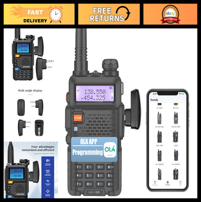 Wireless Bluetooth Walkie Talkie Programmer, App Control, Rechargeable Type-C, T