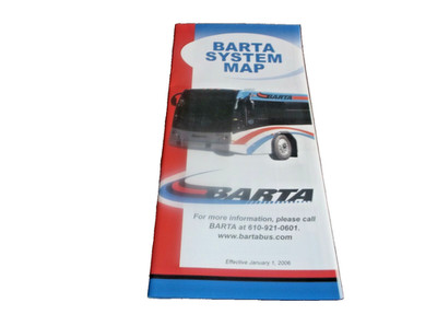 JANUARY 2006 BERKS AREA REGIONAL TRANSPORTATION AUTHORITY BARTA BUS MAP 