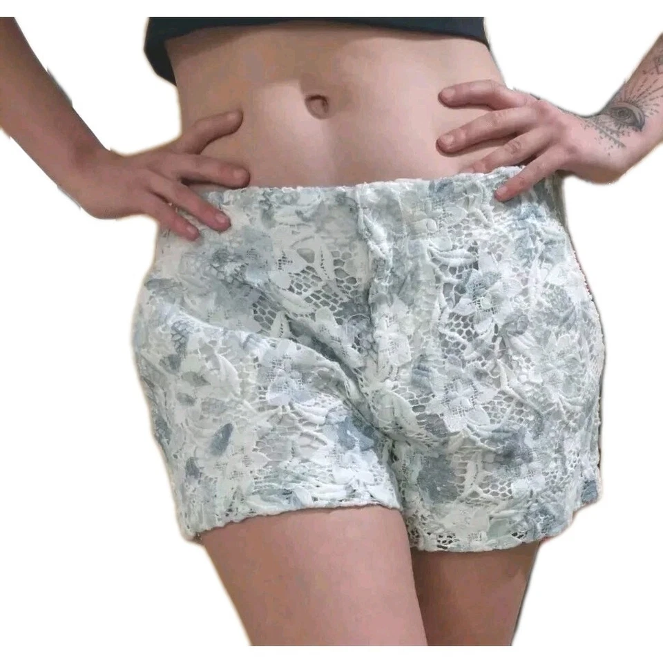 Joie шикарный и уникальный S/6 полностью с подкладкой кружева, синий и белый шорты - Изображение 2 из 4