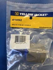 YELLOW JACKET BRUTE II MANIFOLD REPLACEMENT BLUE HANDLE W/SCREW 41092