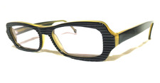 NEW L.A. Eyeworks Frame GRILL Frame, eyeglass, Black  Tan 141, NOS