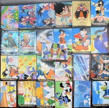 Vintage Dragon Ball Z Card Lot Holo + Rare + Commons Mixed Bundle Anime Cards