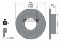 2X Bremsscheibe Hinterachse FüR Nissan Renault Trucks Cabstar NT400 Maxity
