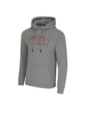 SALE  2025 KTM ESSENTIAL HOODIE LIGHT GRAY GREY 3PW25001700