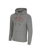 SALE!! 2025 KTM ESSENTIAL HOODIE LIGHT GRAY GREY 3PW25001700