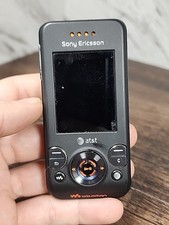 Sony Ericsson W580i Black 2" TFT Display Bluetooth 2MP Camera AT T Cell Phone