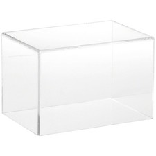 Plymor Clear Acrylic Display Case with No Base, 6" W x 4" D x 4" H