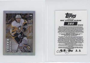 2022-23 Topps Chrome NHL Sticker Collection Refractor /99 Rickard Rakell #385