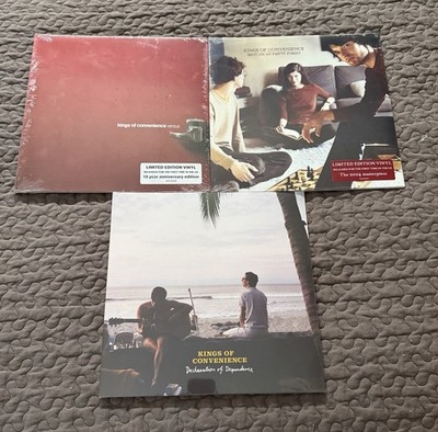 KINGS OF CONVENIENCE Declaration  Riot On Empty Street Versus 3LP Vinyl Konvolut