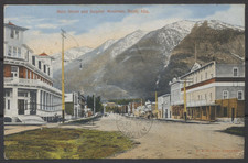 1911 Canada ~ Banff ~ Main Street & Sulphur Mt. ~ Mount Royal Hotel ~ G.&W. Fear
