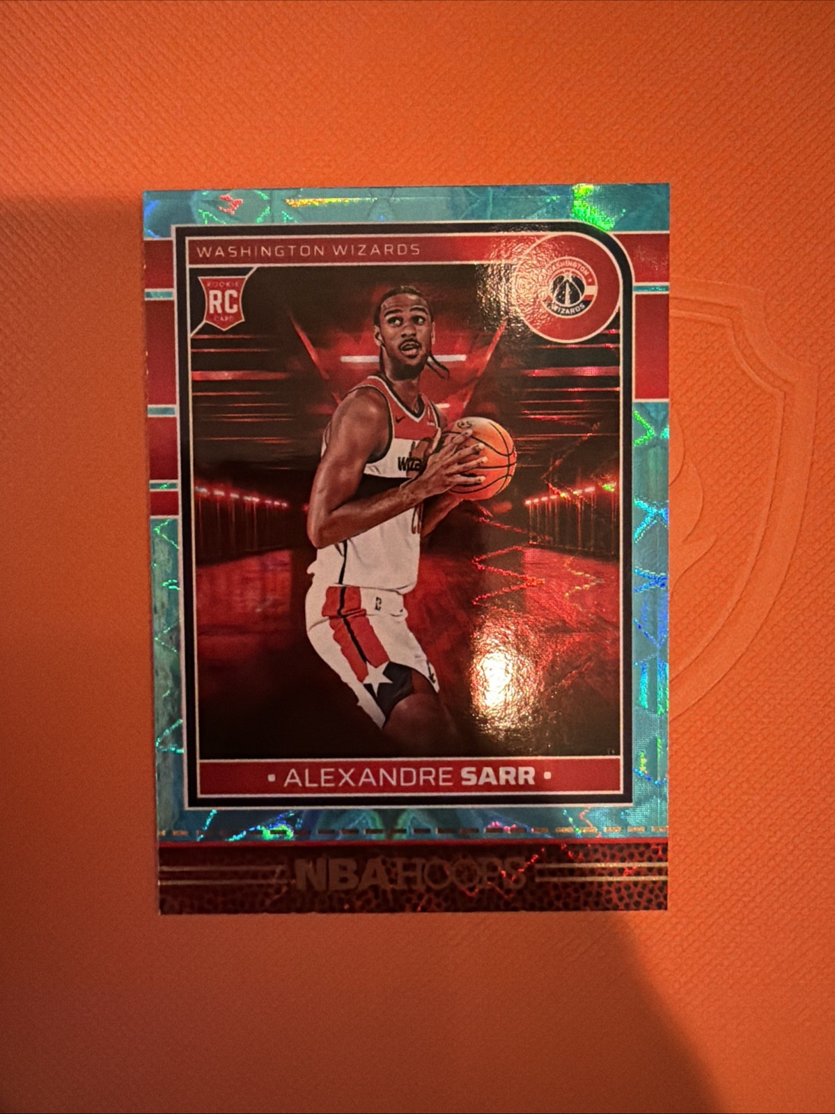 2024-25 Panini Nba Hoops - Rookies Alexandre Sarr #232 Teal Explosion (RC)