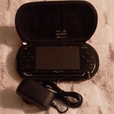 Sony PSP-3000 Black Handheld System Wi-Fi, 2GB Memory Stick, Case & Charger