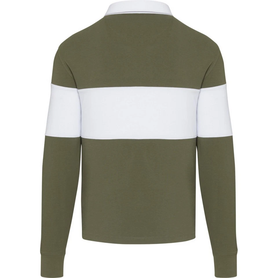 Elevate - Sudadera de Polo Clyde de Algodón Orgánico Rugby para Adultos Unisex - Imagen 2 de 3