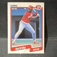 1990 Fleer Ken Griffey #420 Cincinnati Reds MLB Baseball Card Base Set