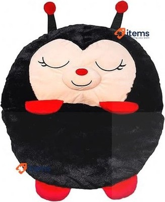 Dormi Locos - Ladybird Plüsch, Schwarz Rot (Concentra 506088)
