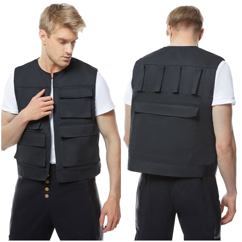 Disfraz de Cosplay Han Solo Una Nueva Esperanza Traje de Halloween Chaleco de Convención