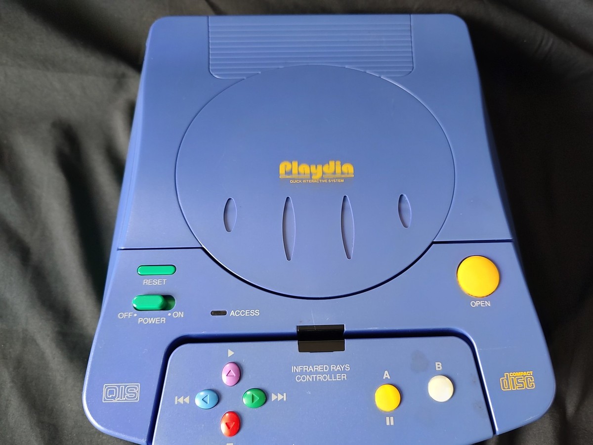 BANDAI PLAYDIA CONSOLE Original Pad,PSU,AV cable,Boxed set /Not