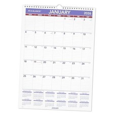 2026 Wall Calendar, 12" x 17", Medium Tall 12"W x 17"H 2026 New Edition